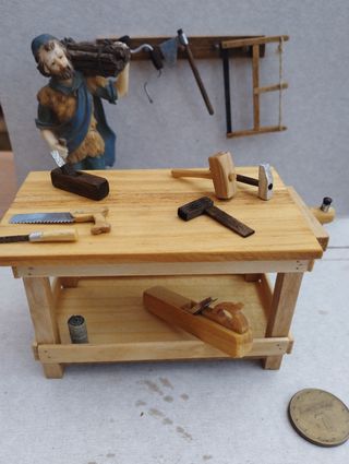 Lote carpintero miniatura 
