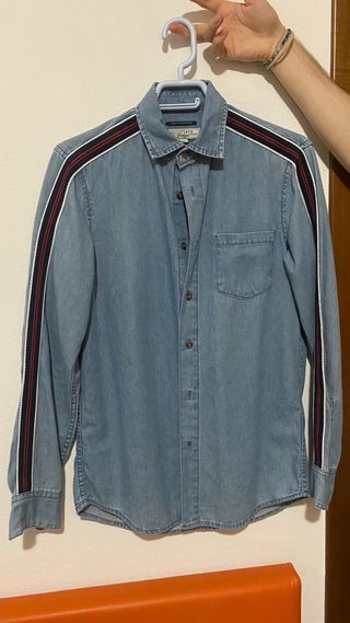Camicia Jeans Uomo - Blu