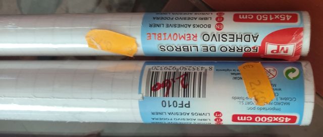 Forro Adhesivo Removible. Varios tamaños.