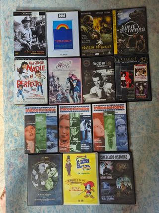 Lote 5, elegir películas dvd, 10 x 6 euros