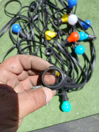 Luces LED de colores -15 bombillas 