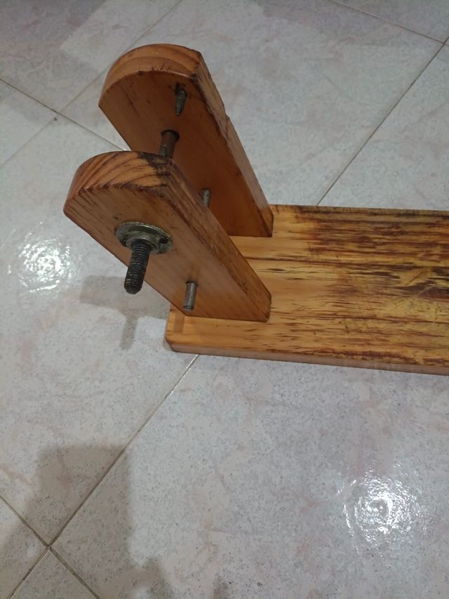 Jamonero madera y metal