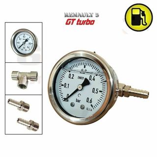 KIT MANOMETRO GASOLINA 0,6 bar RENAULT 5GT TURBO