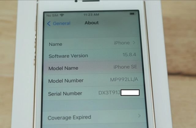 iPhone SE Oro (1ª Gen) - 2016