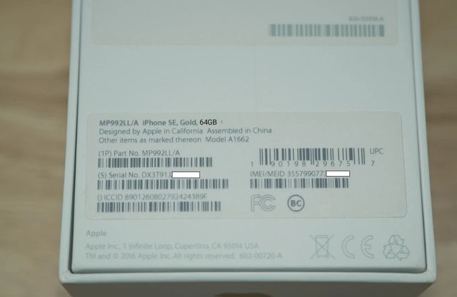 iPhone SE Oro (1ª Gen) - 2016