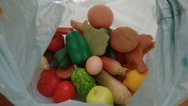 Gioco frutta verdura bimbi