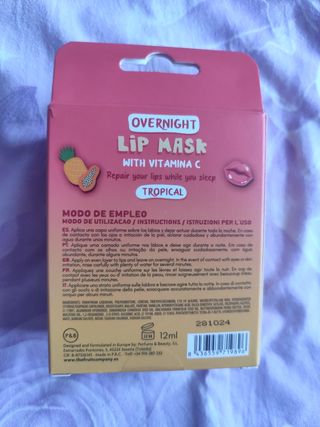 Maschera labbra notte The Fruit Company