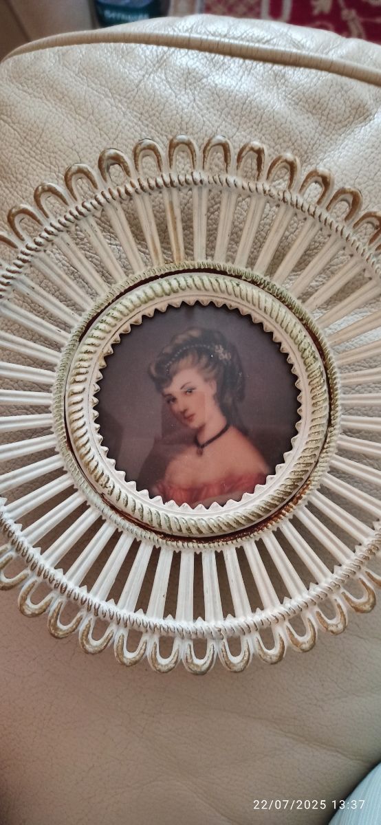 Quadretto vintage metallo-plastica