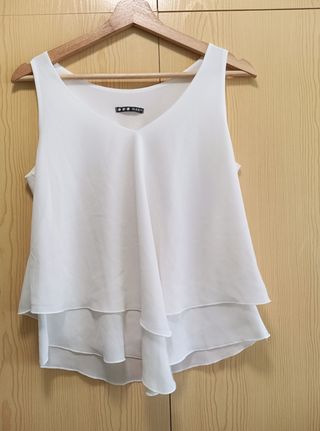 Blusa blanca Mar XS