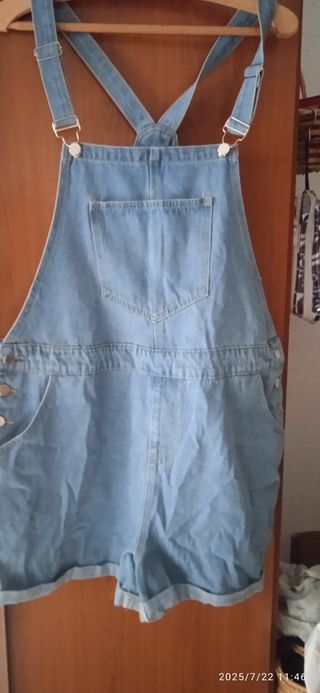 Peto corto vaquero azul