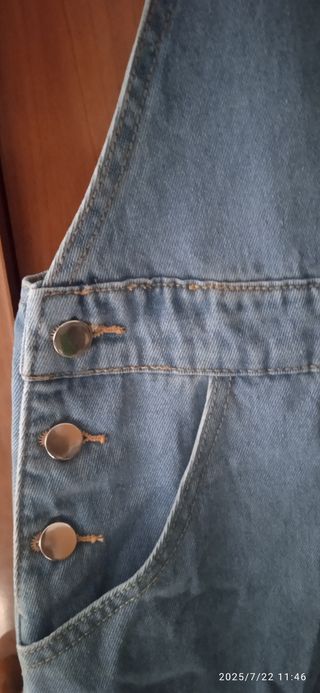 Peto corto vaquero azul