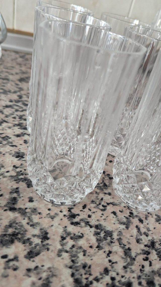 Cristalería cristal tallado - 28 piezas