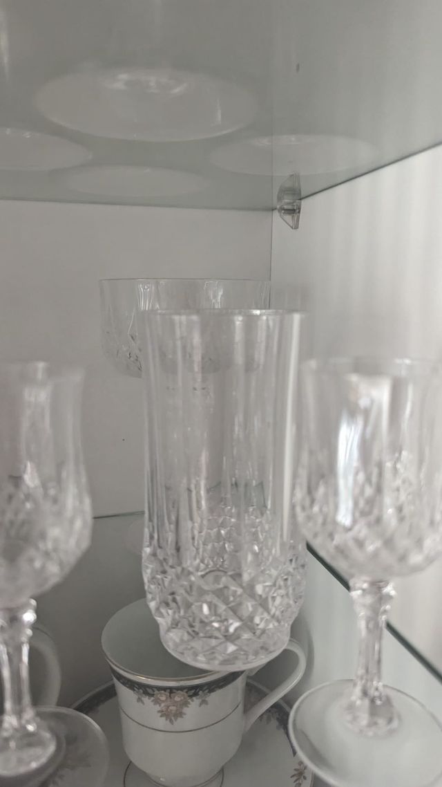 Cristalería cristal tallado - 28 piezas