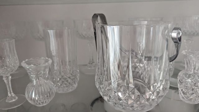 Cristalería cristal tallado - 28 piezas