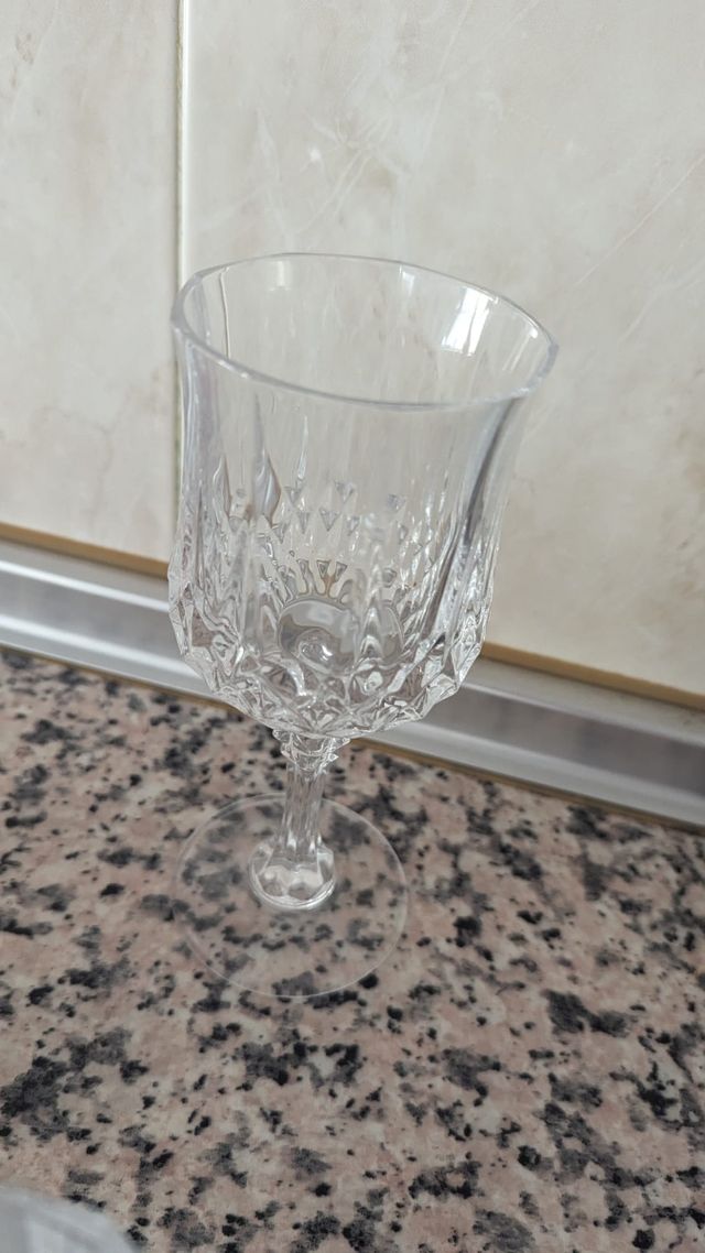 Cristalería cristal tallado - 28 piezas