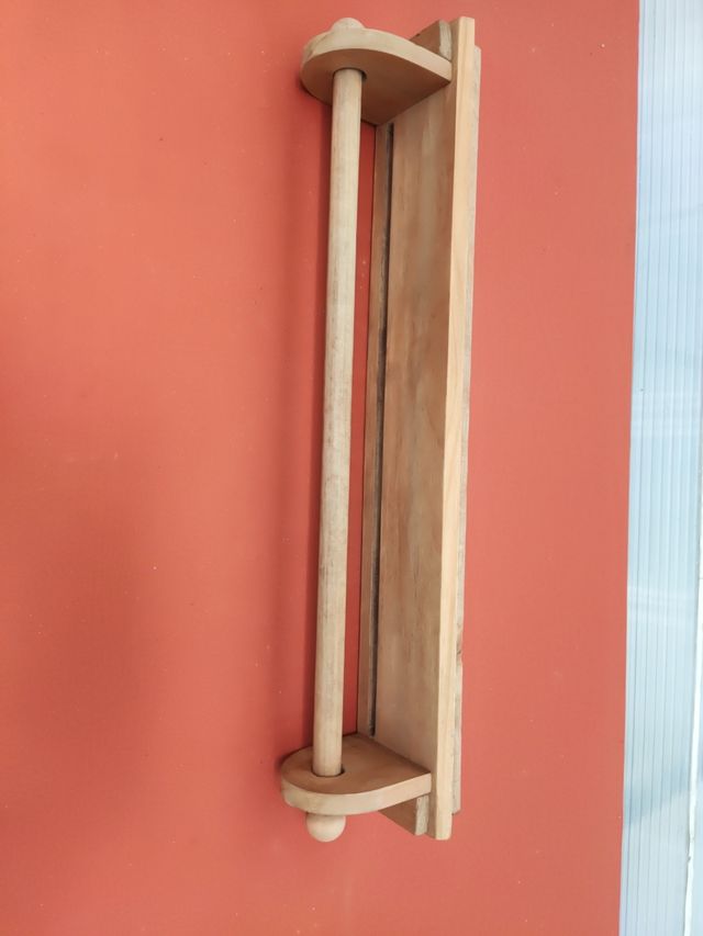 Portarrollos madera rústico