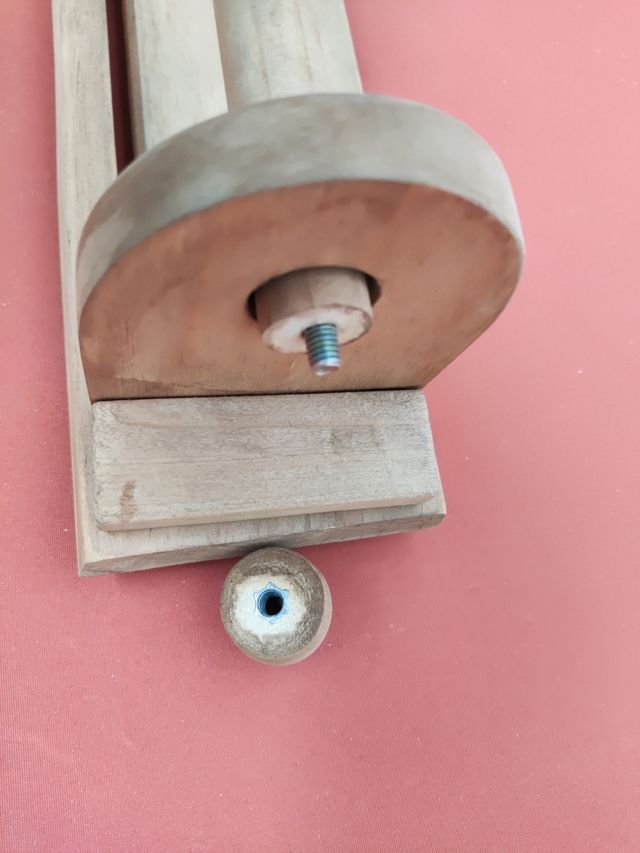 Portarrollos madera rústico