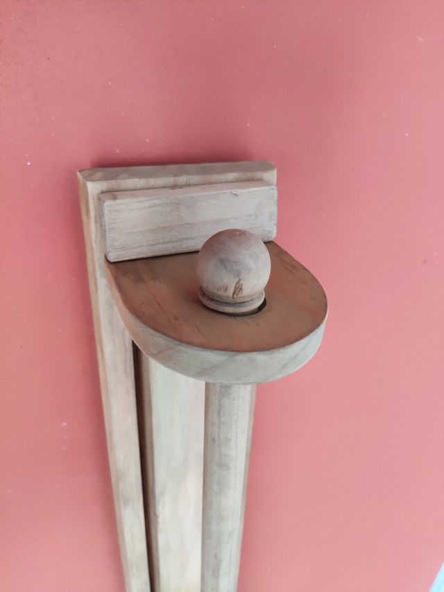 Portarrollos madera rústico