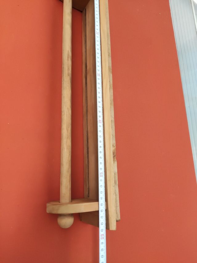 Portarrollos madera rústico