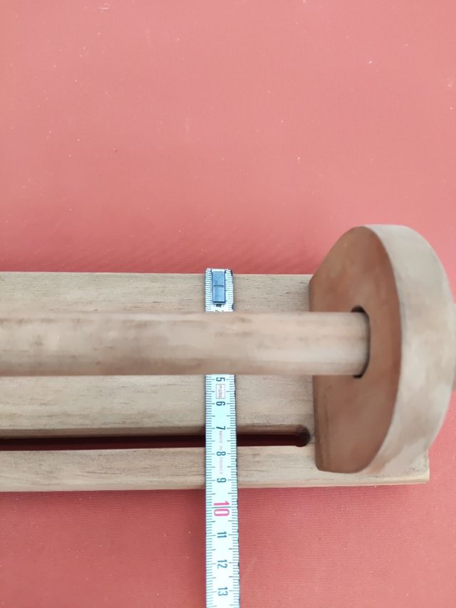 Portarrollos madera rústico