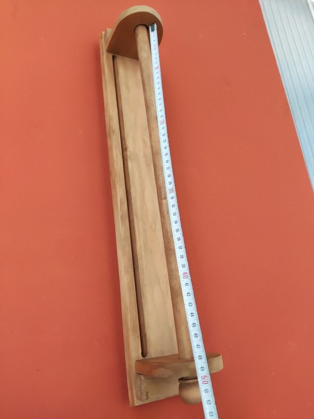 Portarrollos madera rústico