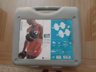 Mancuernas Domyos 20kg - Kit fitness
