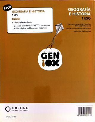 Geografía e Historia 1º ESO. Libro sin estrenar.