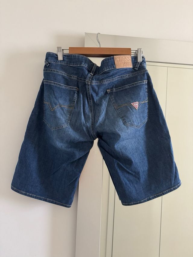 Shorts vaqueros Guess azul hombre
