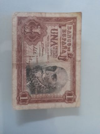Billete 1 Peseta España 1953