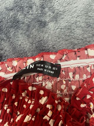 Top rojo lunares - Blusa