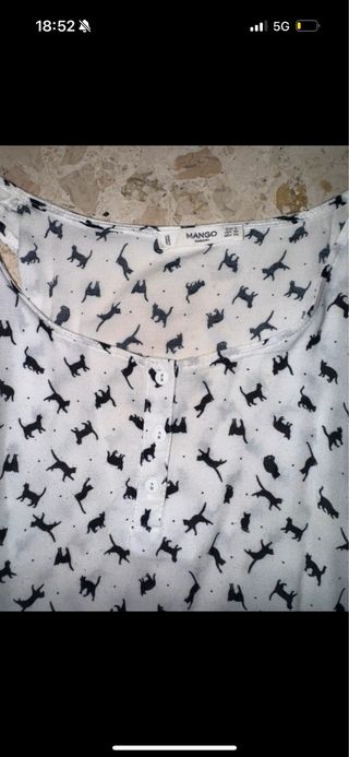 Blusa Mango blanca