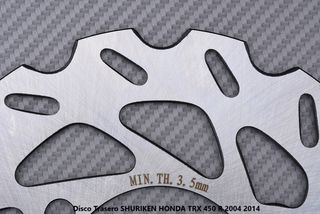 Disco Trasero SHURIKEN HONDA TRX 450 R 2004 2014