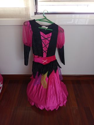 Disfraz Bruja niña - Talla L de niño