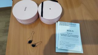 Pendientes TOUS ónix plata