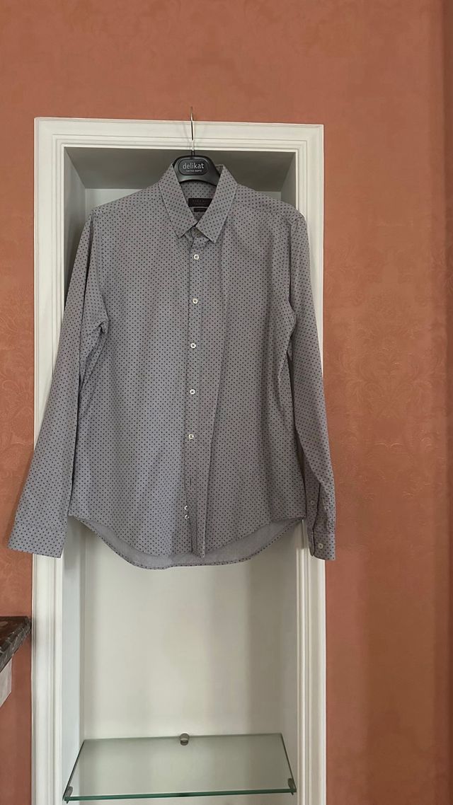 Camisa Zara gris - Talla M
