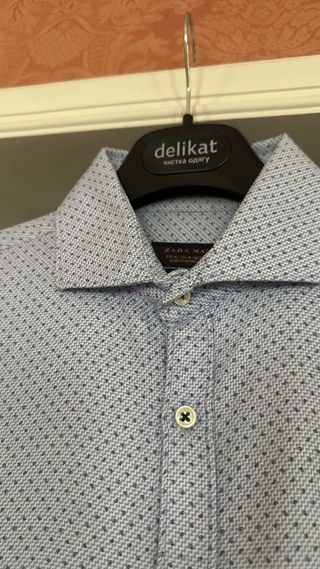 Camisa Zara azul talla M