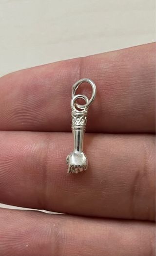 Mandatario Colgante Puño Mano De Higa En Plata 925