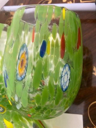 6 Bicchieri Murano Verde