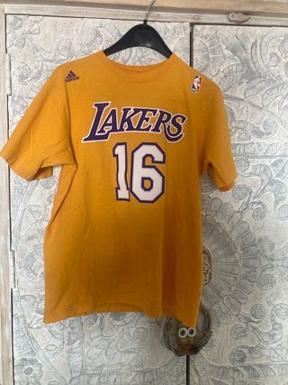 Lakers Pau Gasol/ Camiseta Adidas S