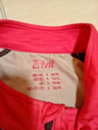 Camiseta ciclismo mujer Crivit. 