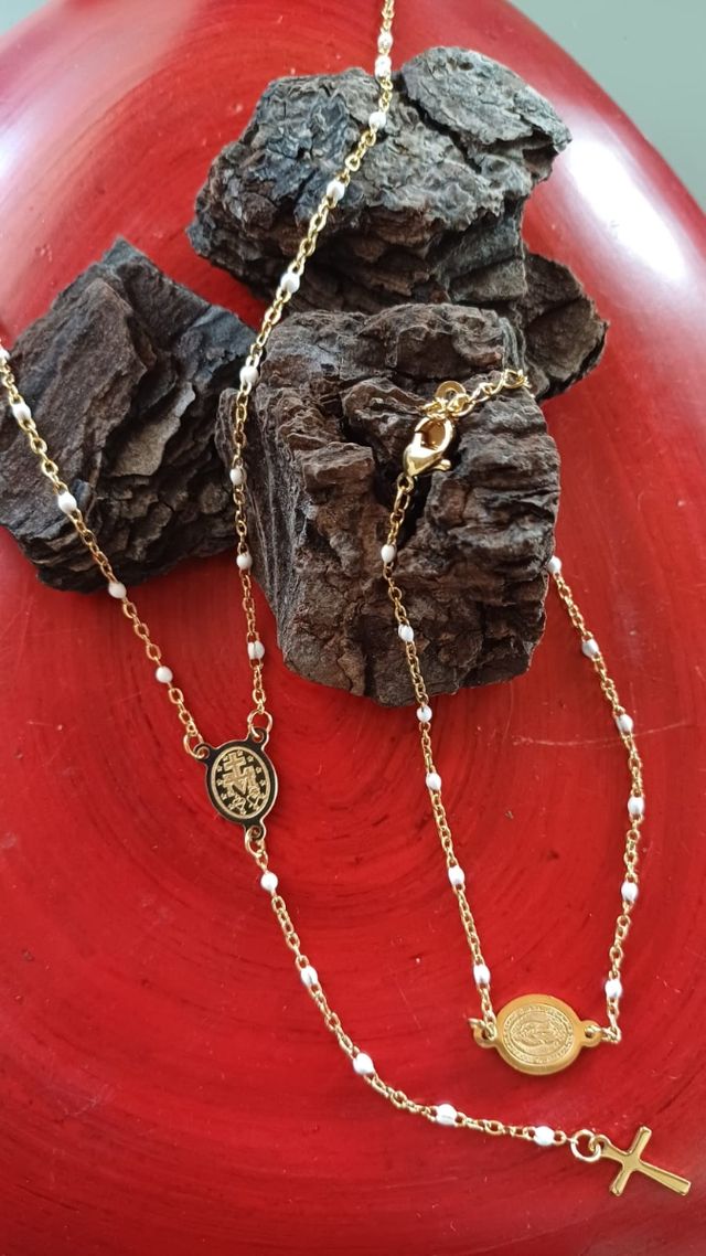 Collar y Pulsera rosario 