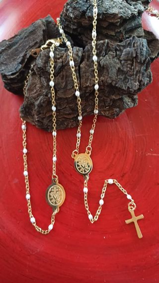 Collar y Pulsera rosario 