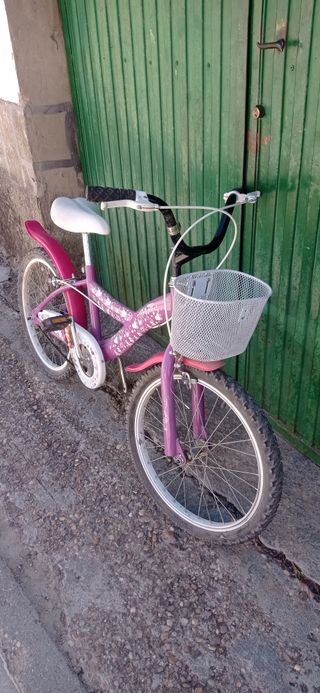 Bicicleta niña 16" rosa