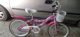 Bicicleta niña 16" rosa