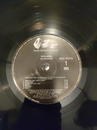 Vinilo Nirvana Nevermind original