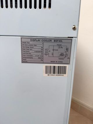 Nevera expositora Siglo XXI