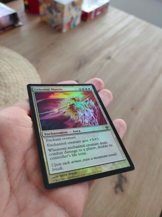 Mtg Celestial Mantle Foil