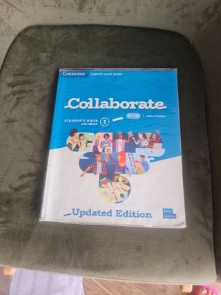 Collaborate Level 1 Student's Book with eBook English for Spanish Speakers Updated