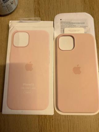 Funda iPhone 13 Silicona MagSafe Rosa