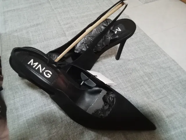 Zapato tacón MNG negro 41